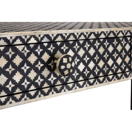 Wulah Console Table, Mother of Pearl, Wood