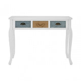 Weymouth Console Table, Hemp Rope, Pine Wood, White