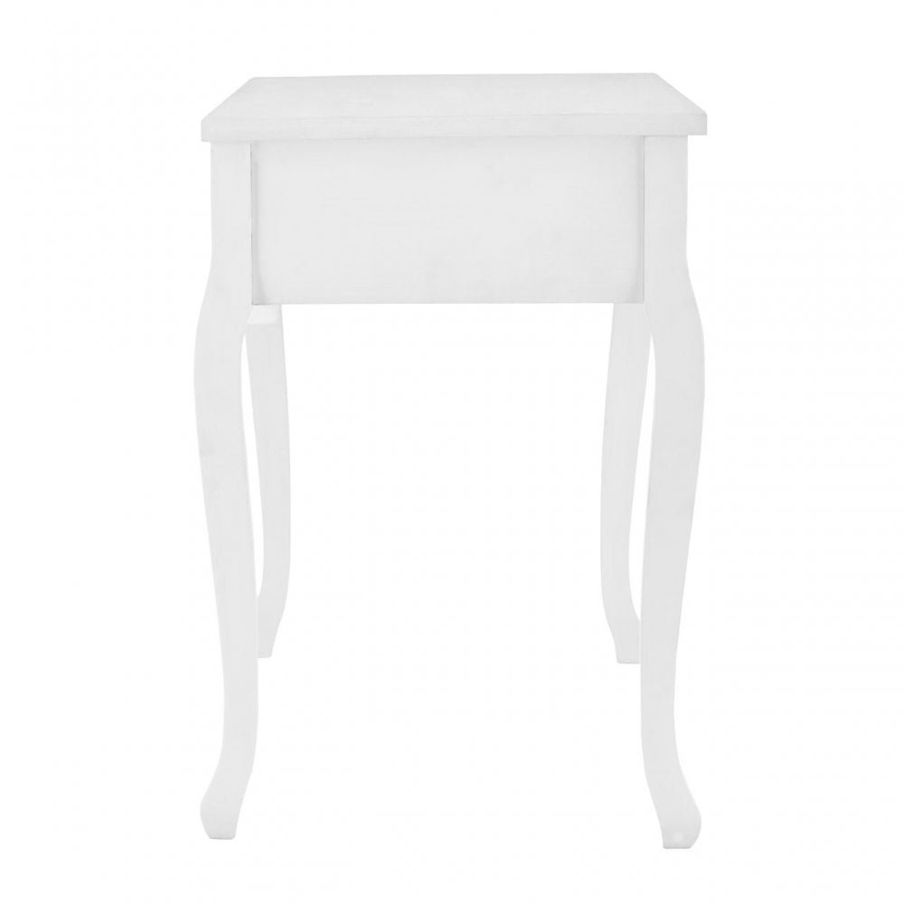 Weymouth Console Table, Hemp Rope, Pine Wood, White