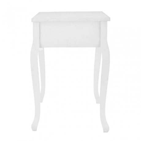 Weymouth Console Table, Hemp Rope, Pine Wood, White