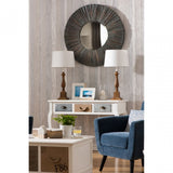 Weymouth Console Table, Hemp Rope, Pine Wood, White