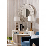 Weymouth Console Table, Hemp Rope, Pine Wood, White
