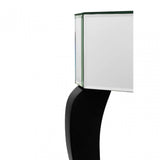 Orchid Console Table, Wood, Mirrored Glass