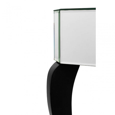 Orchid Console Table, Wood, Mirrored Glass