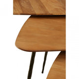 Elmo Triangular Tables, Brown