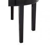 Moritz Nesting Tables - Set of 3, Wood, Pine Wood, Black