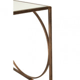 Anvil Nest of 3 Tables, Mirrored Glass, Bronze