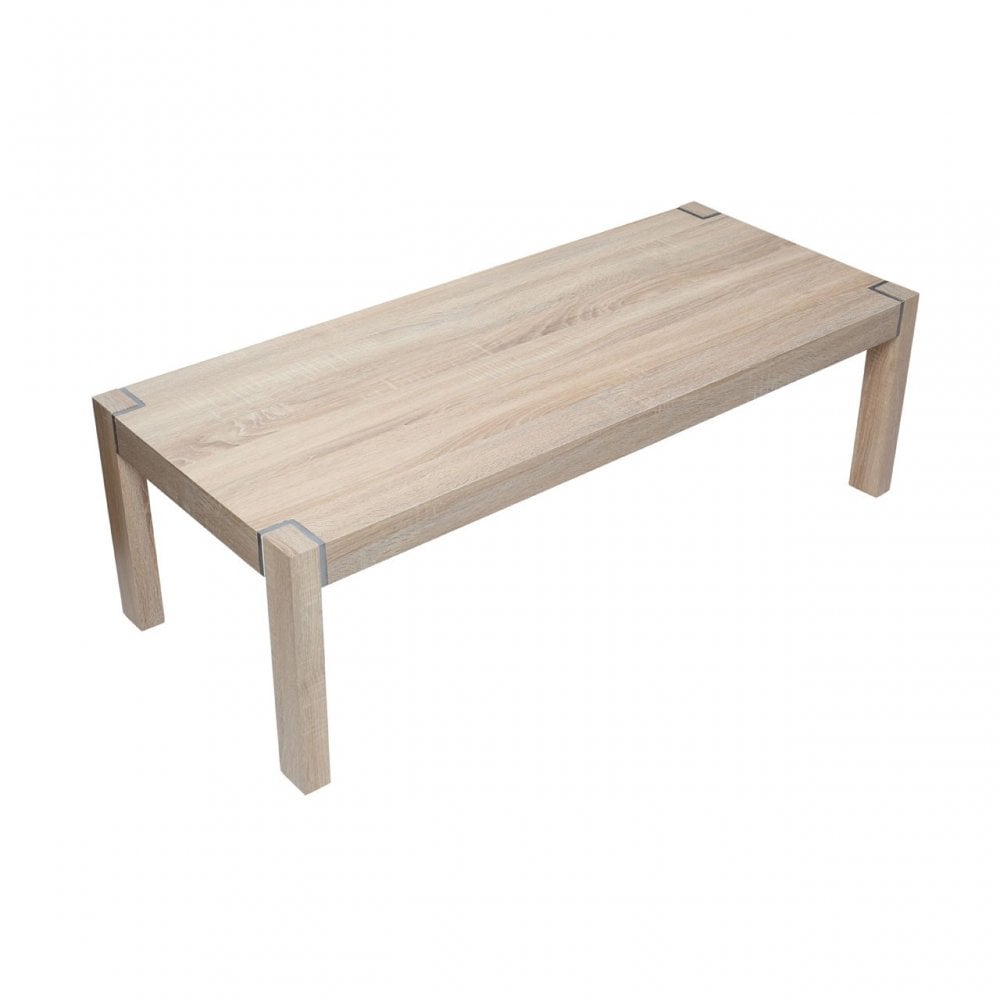 Loki Set of 2 Tables, Oak Veneer, Natural