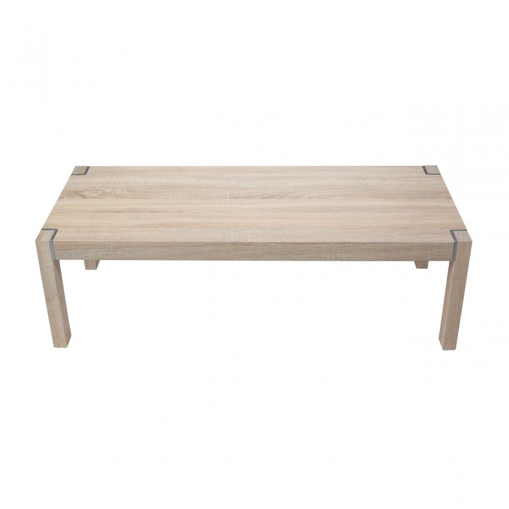 Loki Set of 2 Tables, Oak Veneer, Natural