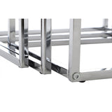 Nest of 3 Tables, Chrome, Black