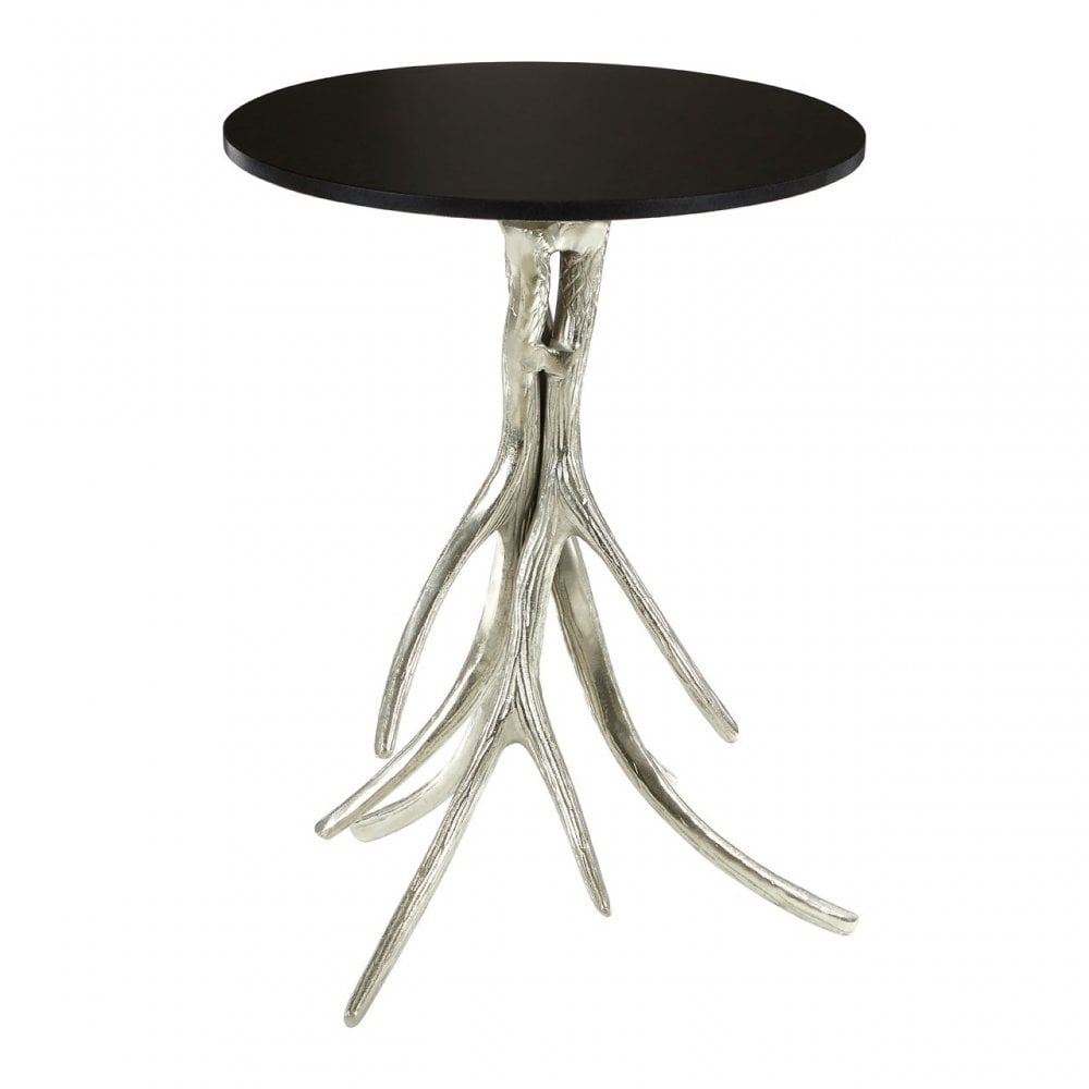 Marble Black Rockclif Rockclif Antler Round Table