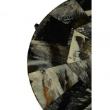 Marlox Antique Green / Black Table, Iron, Resin, Green