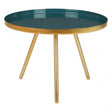 Enox Large Diesel Enamel Table, Enamel, Iron, Gold