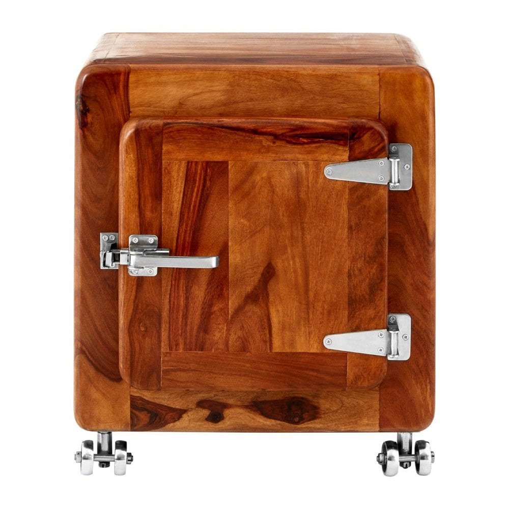 Marwar Side Table, Sheesham Wood, Brown