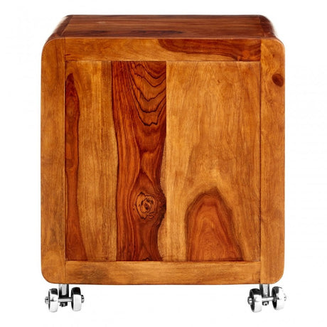 Marwar Side Table, Sheesham Wood, Brown