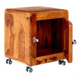 Marwar Side Table, Sheesham Wood, Brown