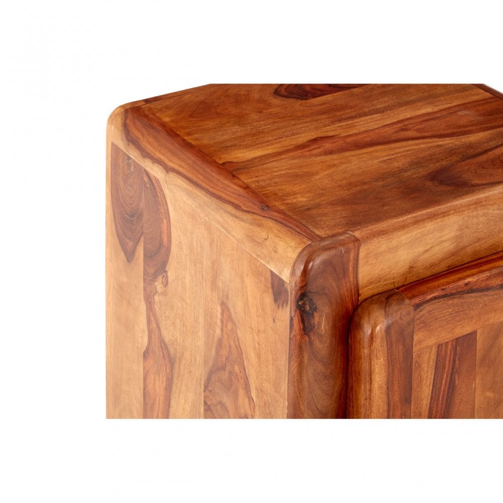 Marwar Side Table, Sheesham Wood, Brown