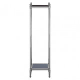 Hoffmann Plant Stand, Aluminium, Mirrored Glass, Stainless Steel, Black