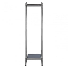 Hoffmann Plant Stand, Aluminium, Mirrored Glass, Stainless Steel, Black