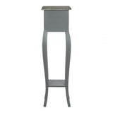 Charles Flower / Plant Stand, Bayur Wood, Oak Veneer