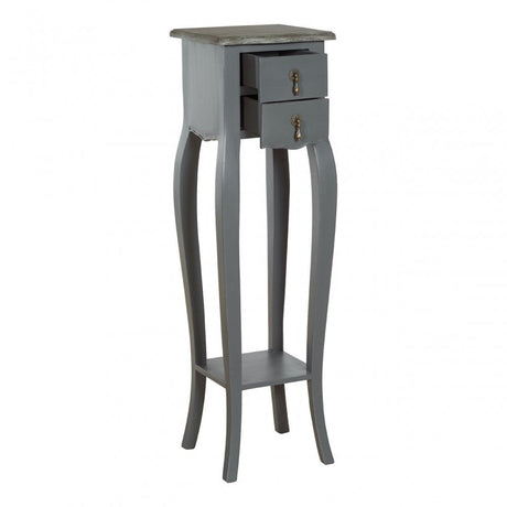 Charles Flower / Plant Stand, Bayur Wood, Oak Veneer