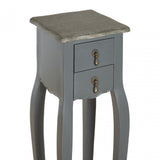 Charles Flower / Plant Stand, Bayur Wood, Oak Veneer