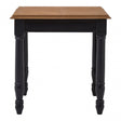 Charles Black Side Table, Bayur Wood, Mindi Veneer, Black