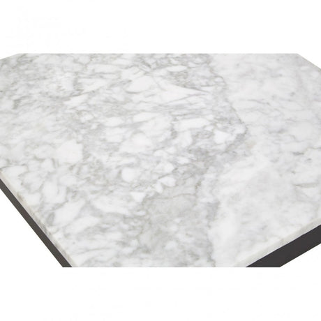 Henley Side Table, Marble, White