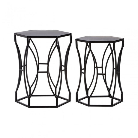 Anvil Black Iron Tables, Iron, Black