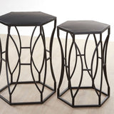 Anvil Black Iron Tables, Iron, Black