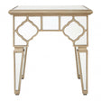 Medina Side Table, Wood, Mirrored Glass