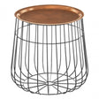 Templar Tray Table, Iron, Copper