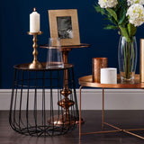 Templar Tray Table, Iron, Copper