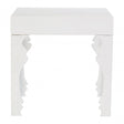 Luis Side Table, Wood, White