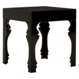 Luis Side Table, Wood, Black