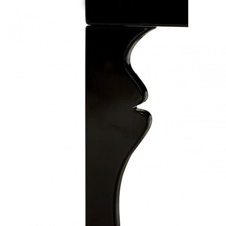 Luis Side Table, Wood, Black
