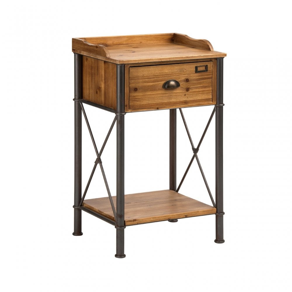 Foundry Table, Fir Wood, Natural