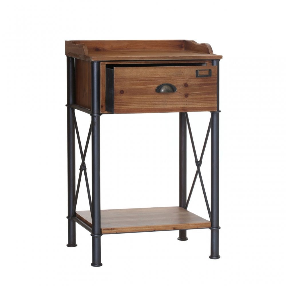 Foundry Table, Fir Wood, Natural
