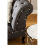 Hamish Side Tables, Iron, Stone