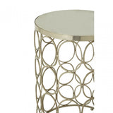 Hamish Side Tables, Iron, Stone