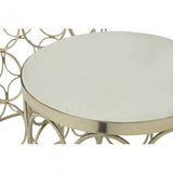 Hamish Side Tables, Iron, Stone