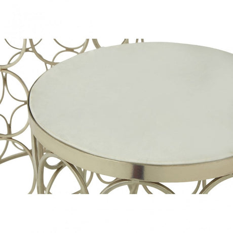Hamish Side Tables, Iron, Stone