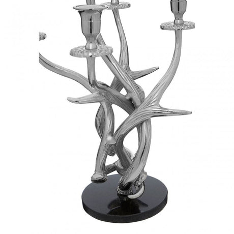 Antler 5 Candelabra, Aluminium