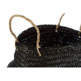 Medium Black Seagrass Basket, Seagrass, Black