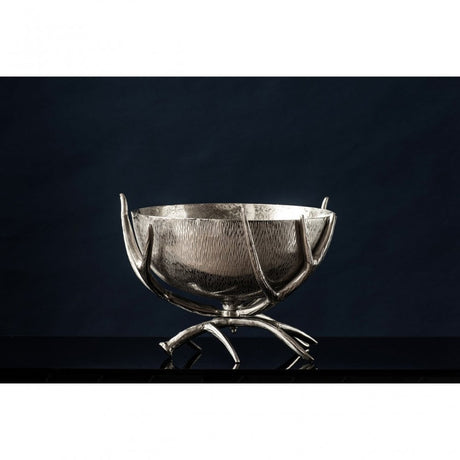 Rockclif Rockclif Antler Bowl, Aluminium, Nickel, Silver
