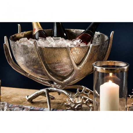 Rockclif Rockclif Antler Bowl, Aluminium, Nickel, Silver