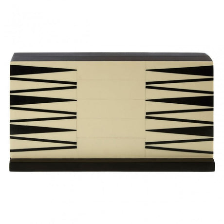 Backgammon Black and White Set, White