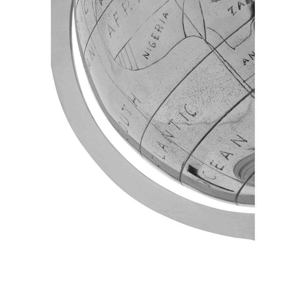 Oxlane Oxlane Churchill Large Globe, Aluminium, Stainless Steel, Silver
