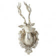 Wall Mounted Stag, Aluminium, Nickel, Silver