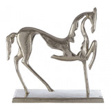 Townhouse Horse Ornament, Aluminium, Silver